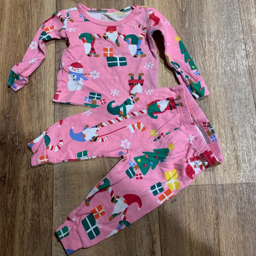 Baby girl Christmas pjs